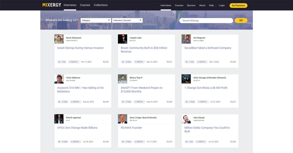  Mixergy- Best Leadership Podcasts