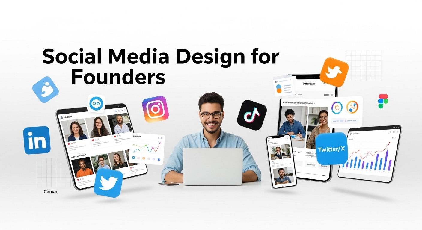 social media design for founders