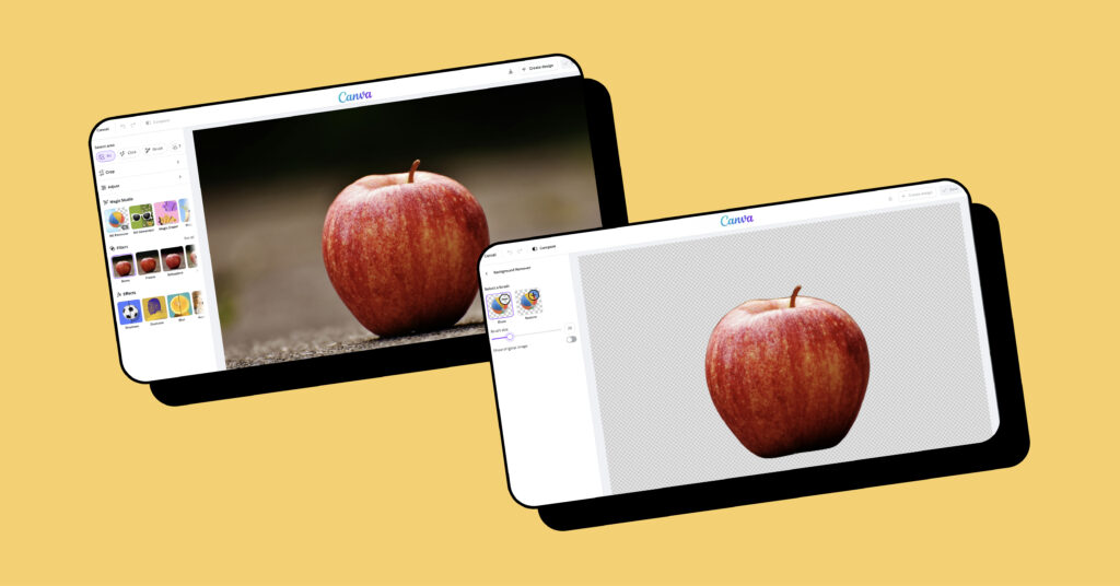 transparent background in canva
