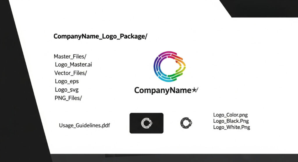 usage guidelines folder structure of logo
