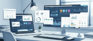 Branded social media template system