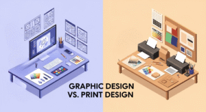 Graphic Design vs. Print Design