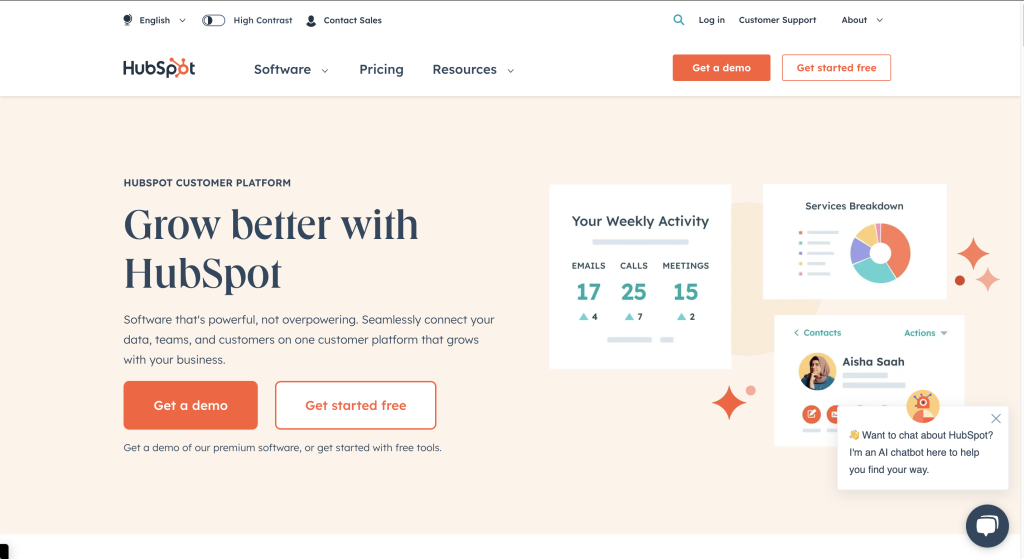 HubSpot- Sales Prospecting Tools