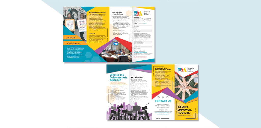 Text-Heavy 4 Panel Brochure